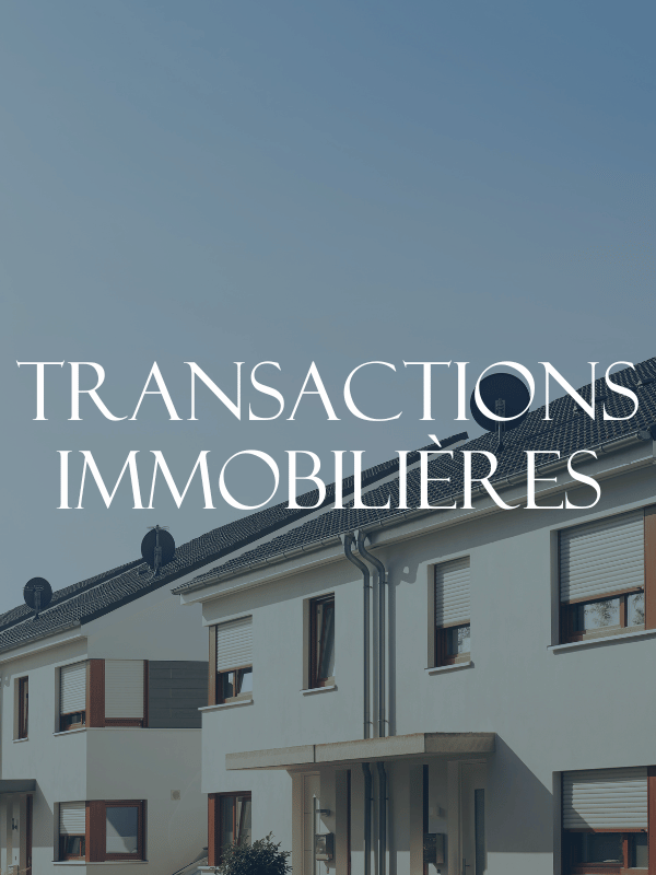 Service transactions immobilières